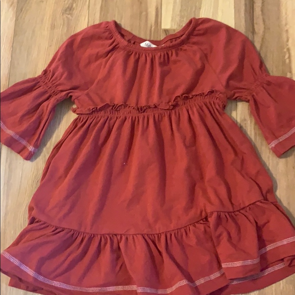 On an outing dress